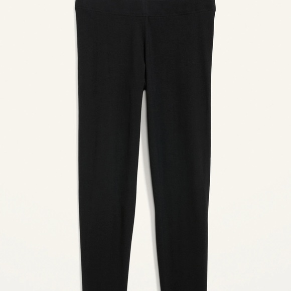NWT OLD NAVY High-Waisted Jersey Ankle Leggings Color: Blackjack - Picture 3 of 5